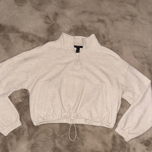 Forever 21 Cream Cowl Neck Sweater - Picture 3 of 3